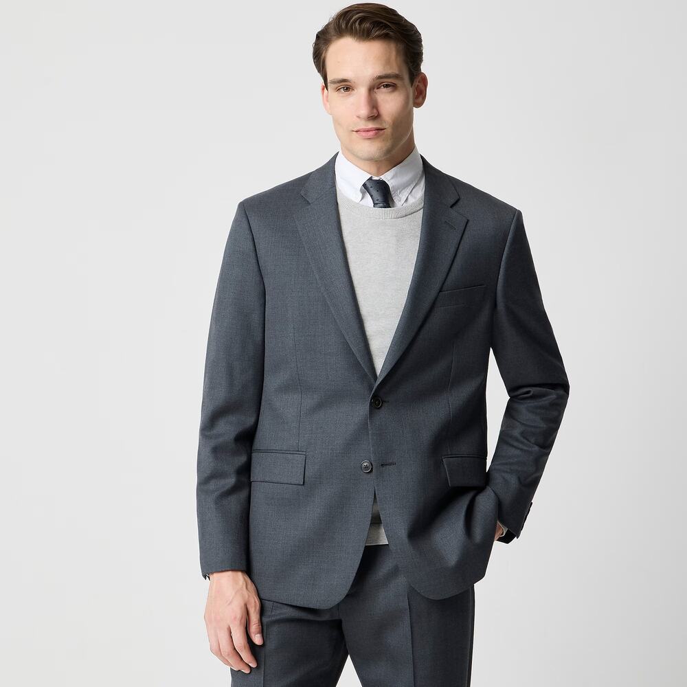 NWT J Crew Factory Classic-fit Thompson Worsted Wool Suit Jacket Size 34/S